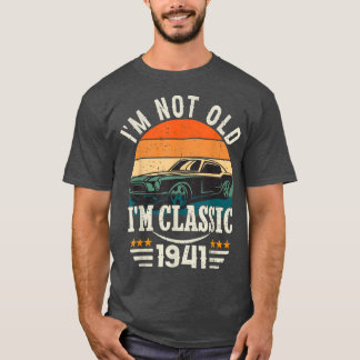 Camiseta Im Classic Car 81rua Aniversário Presente De 81 An
