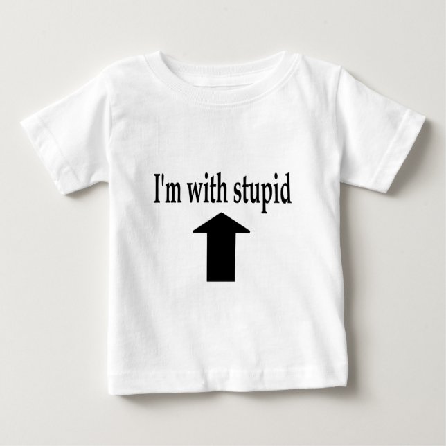 Camiseta Im com 4 estúpidos (Frente)