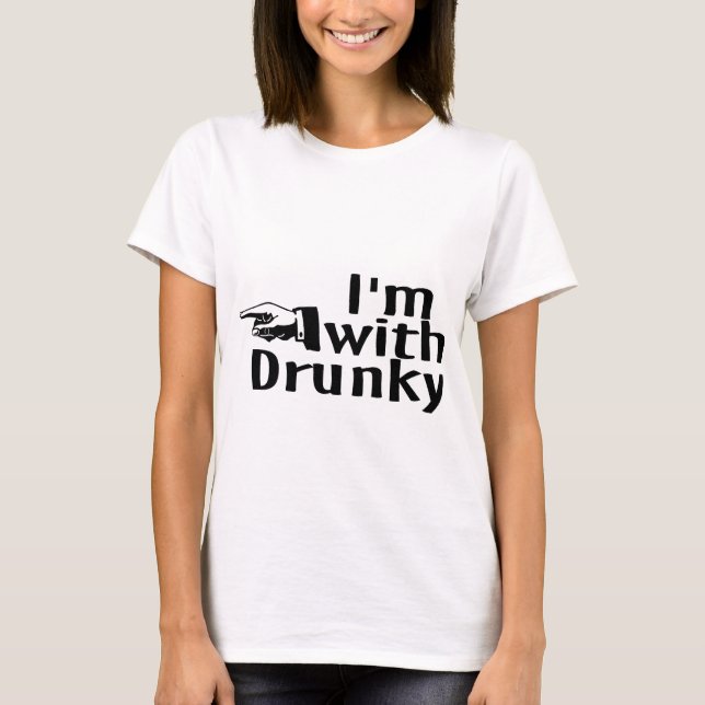Camiseta Im com Drunky (Frente)