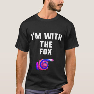 Camiseta Im Com Fox Tie Dye Halloween Correspondendo Custo