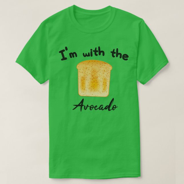 Camiseta Im com o abacate 12 1 (Frente do Design)