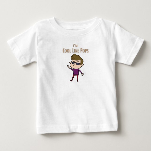 Camiseta I'm cool like pops (Frente)