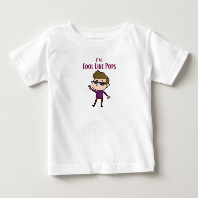 Camiseta I'm cool like pops (Frente)
