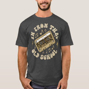 Camiseta Im Do Antigo Coletor De Música Estilo De Vintage D