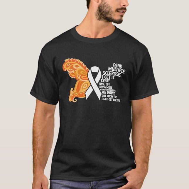 Camiseta I'm Doing Well Multiple Sclerosis Awareness MS War (Frente)