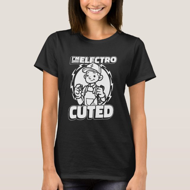Camiseta I'm Electrocuted   Electrical Work Construction El (Frente)