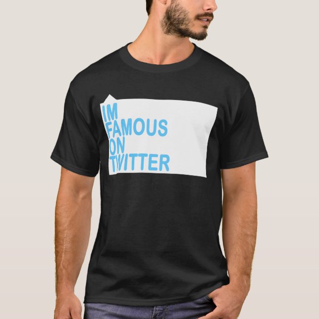 CAMISETA IM FAMOSO NO TWITTER (Frente)