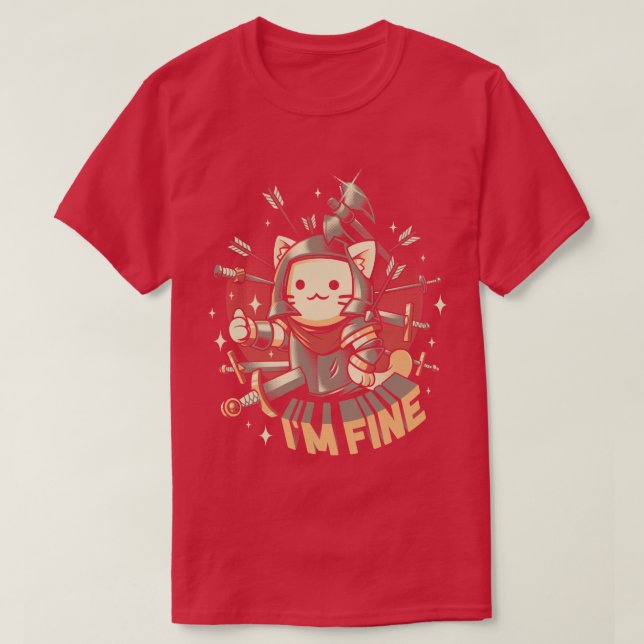 Camiseta Im Fine (Frente do Design)