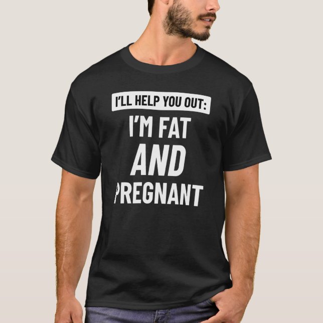 Camiseta Im Gordura E Grávida (Frente)