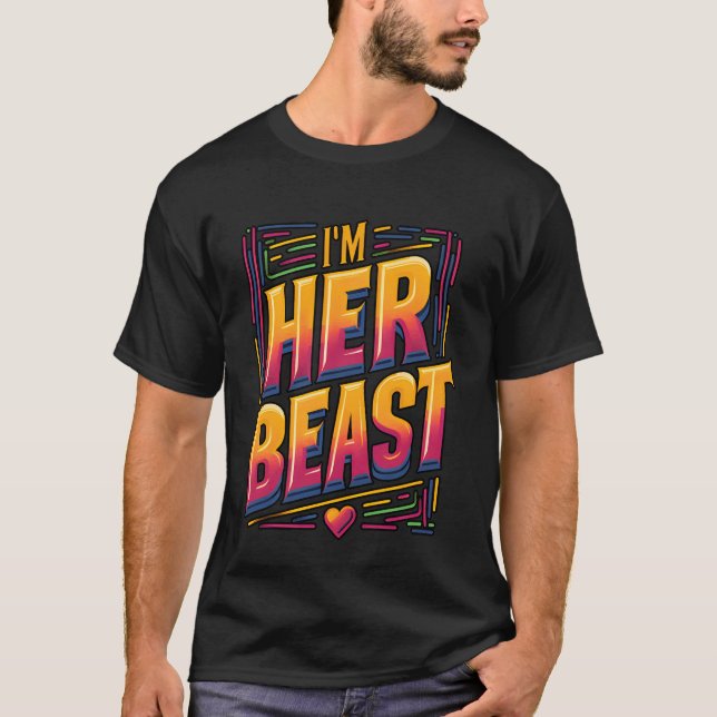 Camiseta Im Her Beast vintage (Frente)