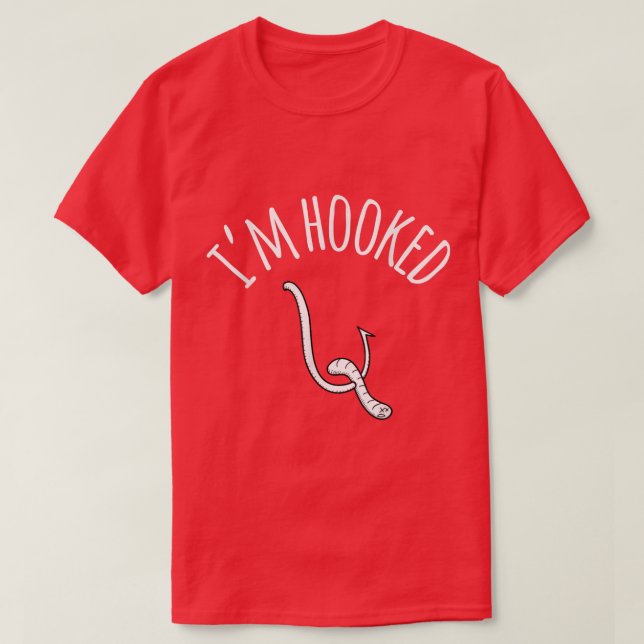 Camiseta Im Hooked Fishing 2037  (Frente do Design)