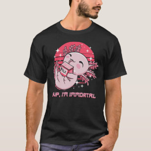 Camiseta Im Immortal Axolotl Memórias Salamander Trending S