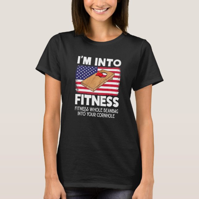 Camiseta I'm Into Fitness Fitness Whole Beanbag Into your C (Frente)