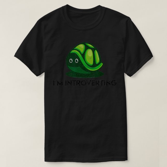 Camiseta Im Introduzindo A Tartaruga Socialmente Encaminhad (Frente do Design)