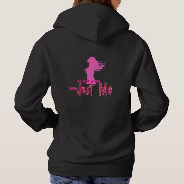 Camiseta im just girl (Verso)