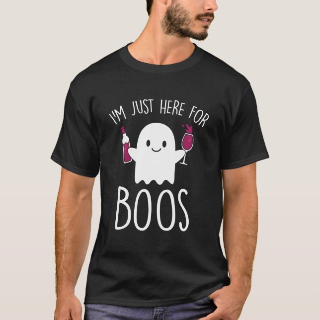 Camiseta I'M Just Here For Boos Halloween (Frente)