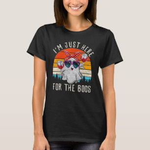 Camiseta I'm Just Here For The Boos Halloween Cute Ghost