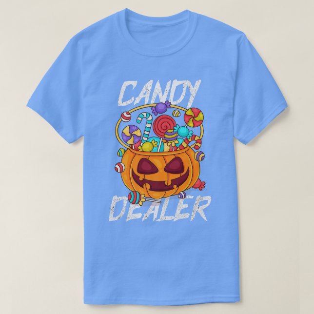 Camiseta IM Just Here for The Candy Funny Candy Dealer Fami (Frente do Design)