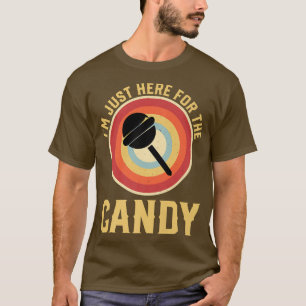 Camiseta I'm Just Here For The Candy Funny Halloween Party