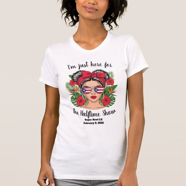 Camiseta I'm Just Here for the Halftime Show (Frente)