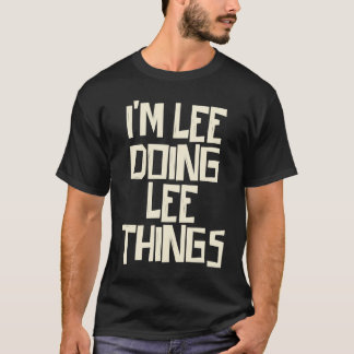 Camiseta I'm Lee doing Lee things