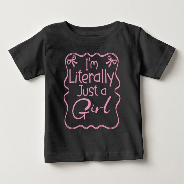 Camiseta I'm Literally Just a Girl Kids (Frente)
