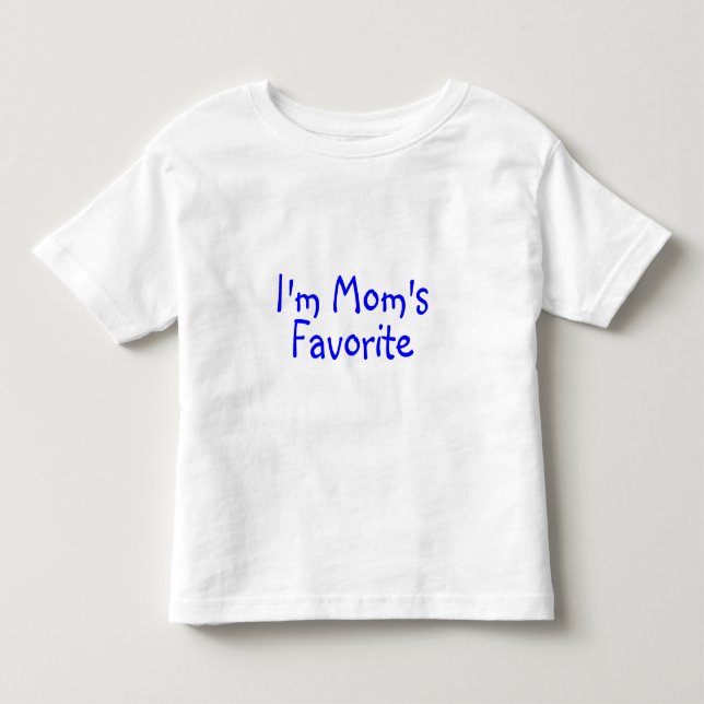 Camiseta Im Mães Favorito Azul (Frente)