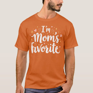 Camiseta Im Mães Favorito Cute Funny Family Cote Design vi