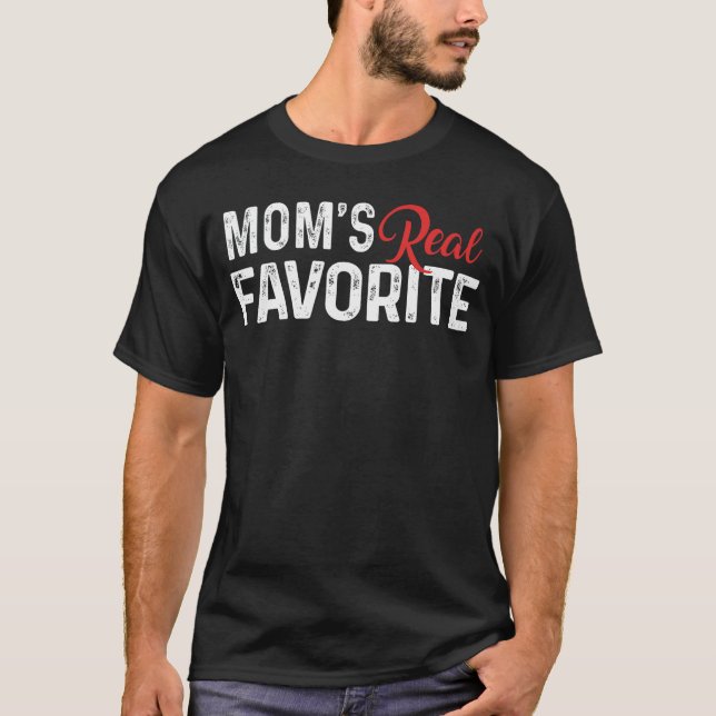 Camiseta Im Moms Favorite Child Print Favorite Kid Sibling  (Frente)