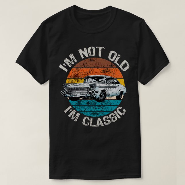 Camiseta Im Não Antigo Im Clássico (12) (Frente do Design)