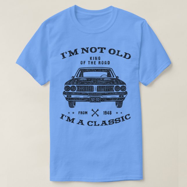 Camiseta Im Não Antigo Im Clássico (46) (Frente do Design)
