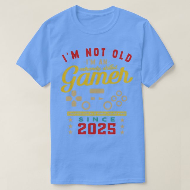 Camiseta Im Não Antigo Im Um Videogame 2025QualificadoJogos (Frente do Design)