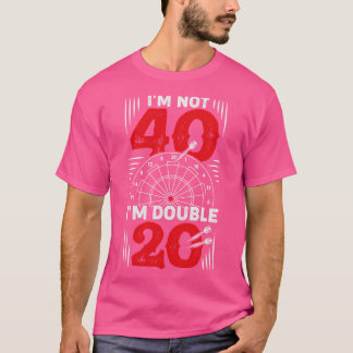 Camiseta Im Não Tem 40 Im Duplo 20 Darts Player Oferta