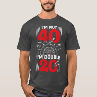 Camiseta Im Não Tem 40 Im Duplo 20 Darts Player Oferta
