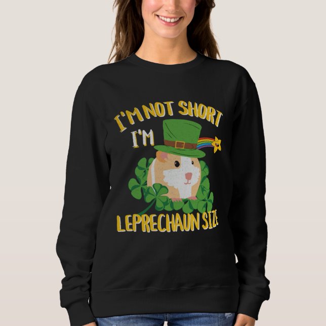 Camiseta I'm Not Short I'm Leprechaun Size Guinea Pig Desig (Frente)