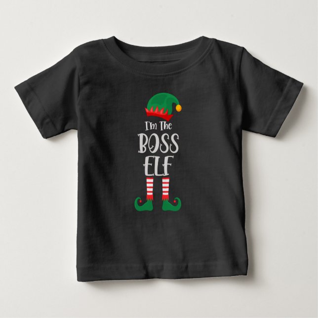 Camiseta Im O Chefe Elf Correspondendo Ao Natal (Frente)