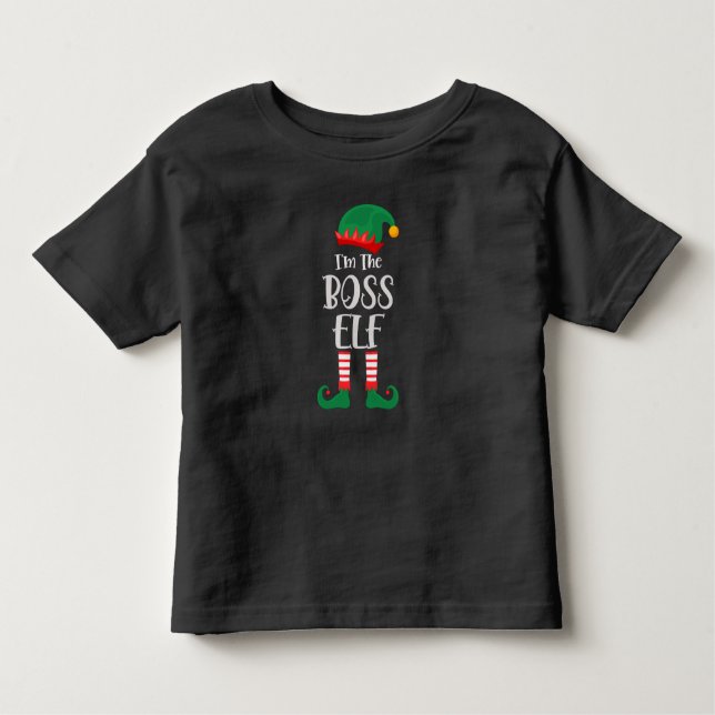 Camiseta Im O Chefe Elf Correspondendo Ao Natal (Frente)