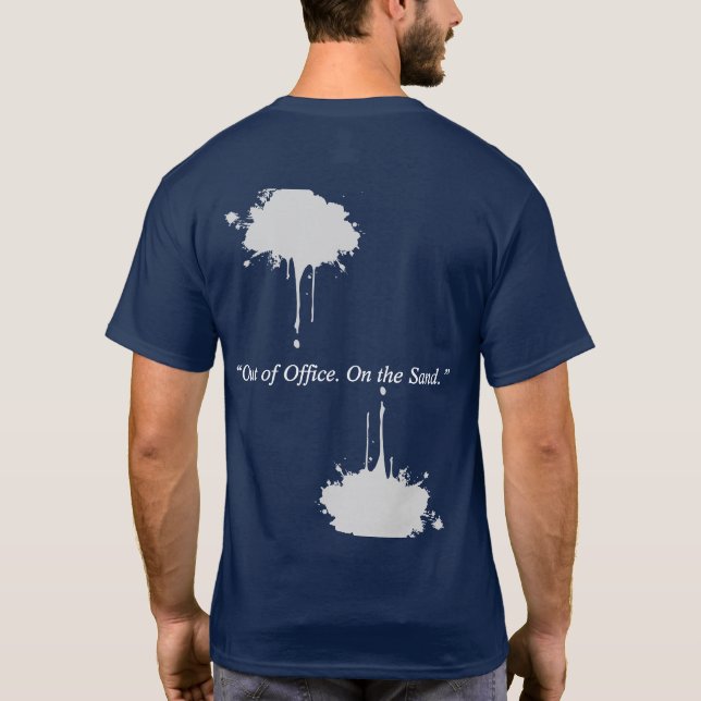 Camiseta I'm On Beach Time – Minimal Summer Tee (Verso)