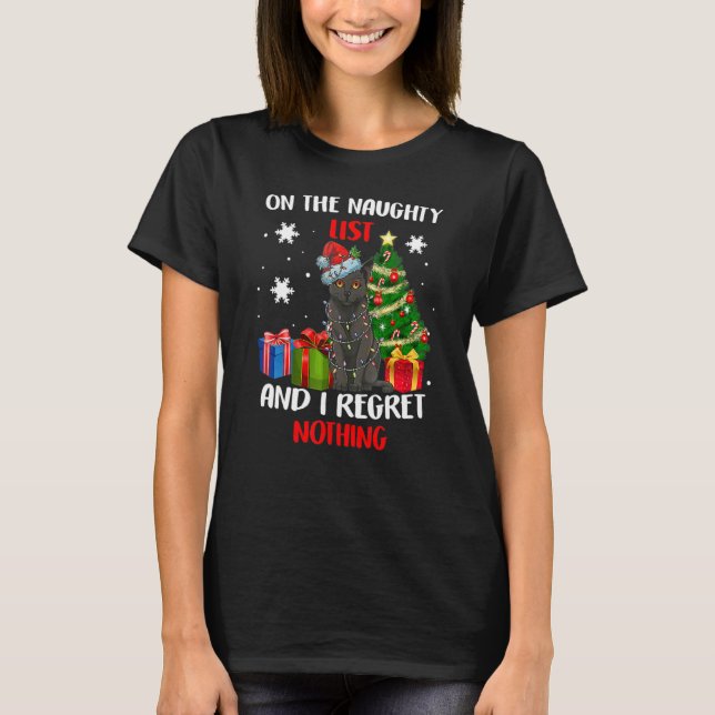 Camiseta I'm On The Naughty List And I Regret Nothing Chris (Frente)
