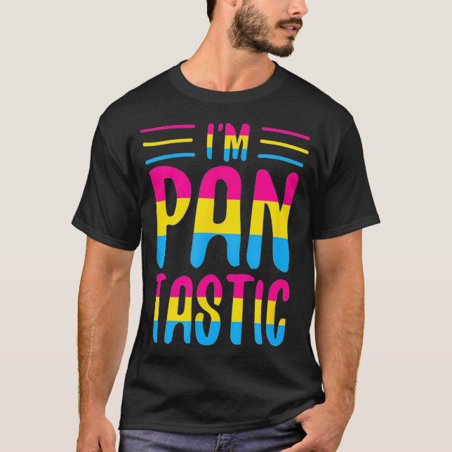 Camiseta Im Pantastic Funny Cuz Orgulho Pansexual Piada A (Frente)