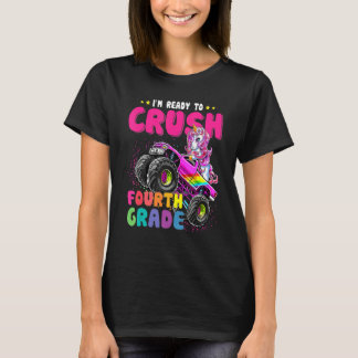 Camiseta I'm Ready To Crush Fourth Grade Monster Truck Unic