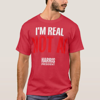 Camiseta IM REAL NOT AI HARRISWALZ TSirt