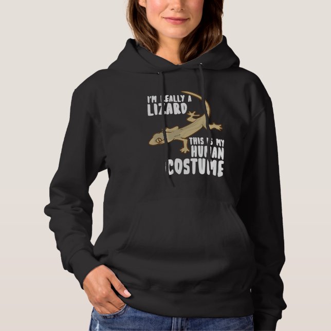 Camiseta I'm Really A Lizard This Is My Human Costume (Frente)