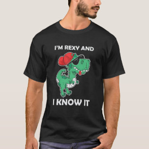 Camiseta Im Rexy - Dinossauro Rex Legal Com Óculos De Sol