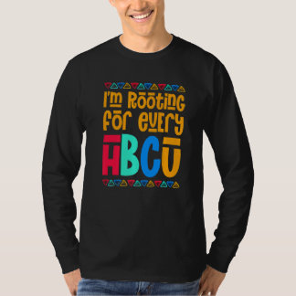 Camiseta I'm Rooting For Every HBCU African Pride Black His