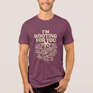 Camiseta I'm Rooting for you bookworm gift