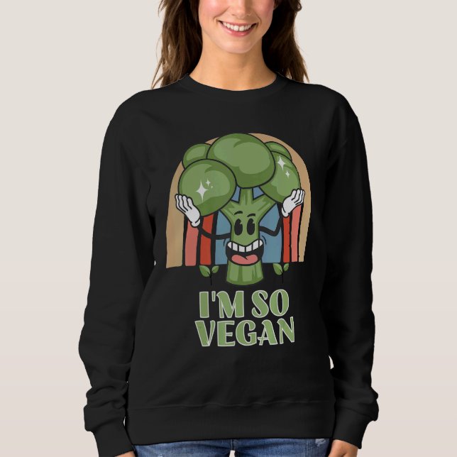 Camiseta Im So Vegan Broccoli  Vegetable Food Broccoli (Frente)