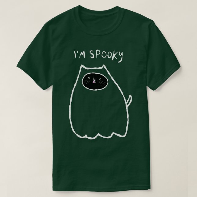 Camiseta Im Spooky Cat (Frente do Design)