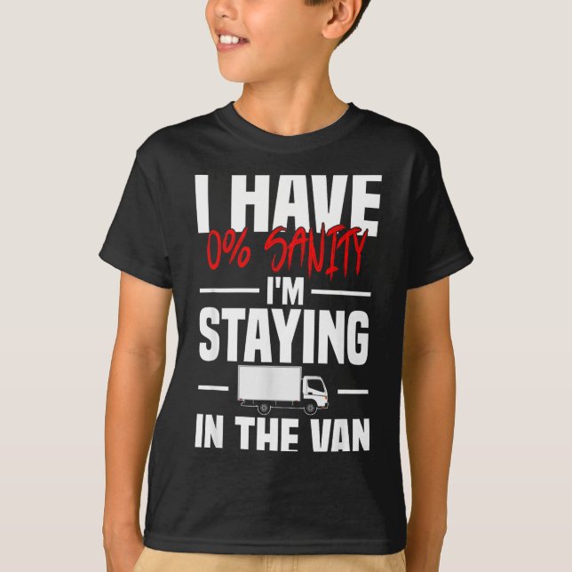 Camiseta I'm Staying In Tha Van Funny Phasmophobia Women's  (Frente)