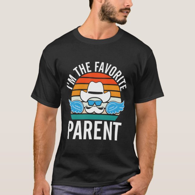 Camiseta Im The Favorite Parent Daddy Parents Dad Mom Dad L (Frente)